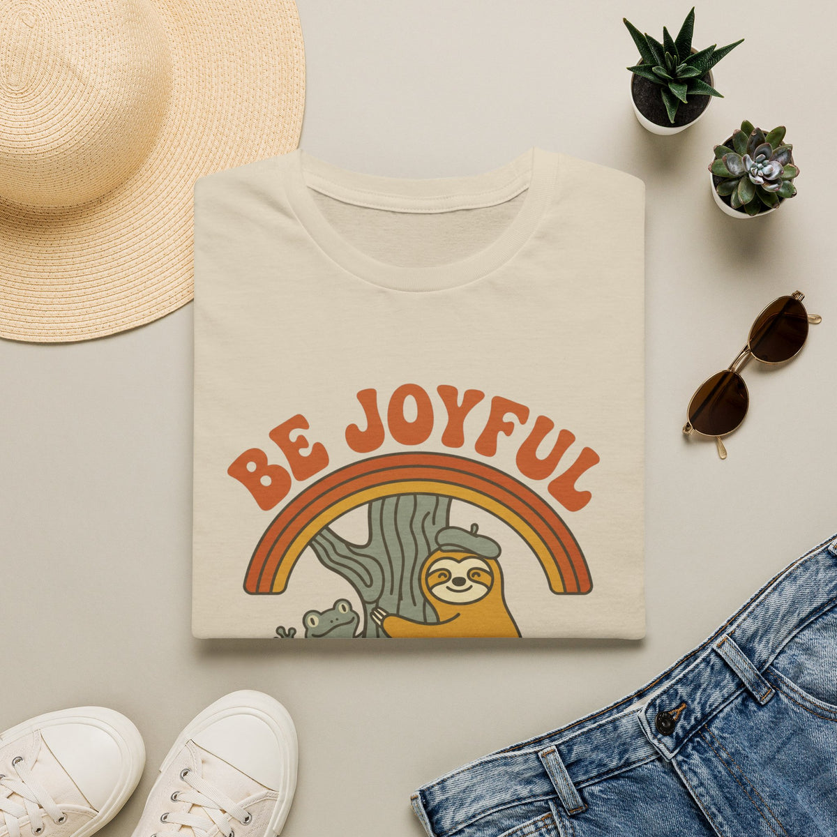 Be Joyful Sloth T-Shirt