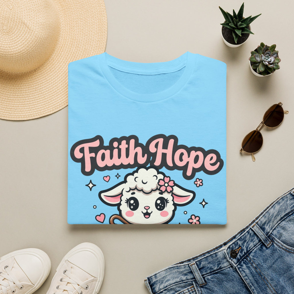 Faith, Hope & Love Lamb T-Shirt