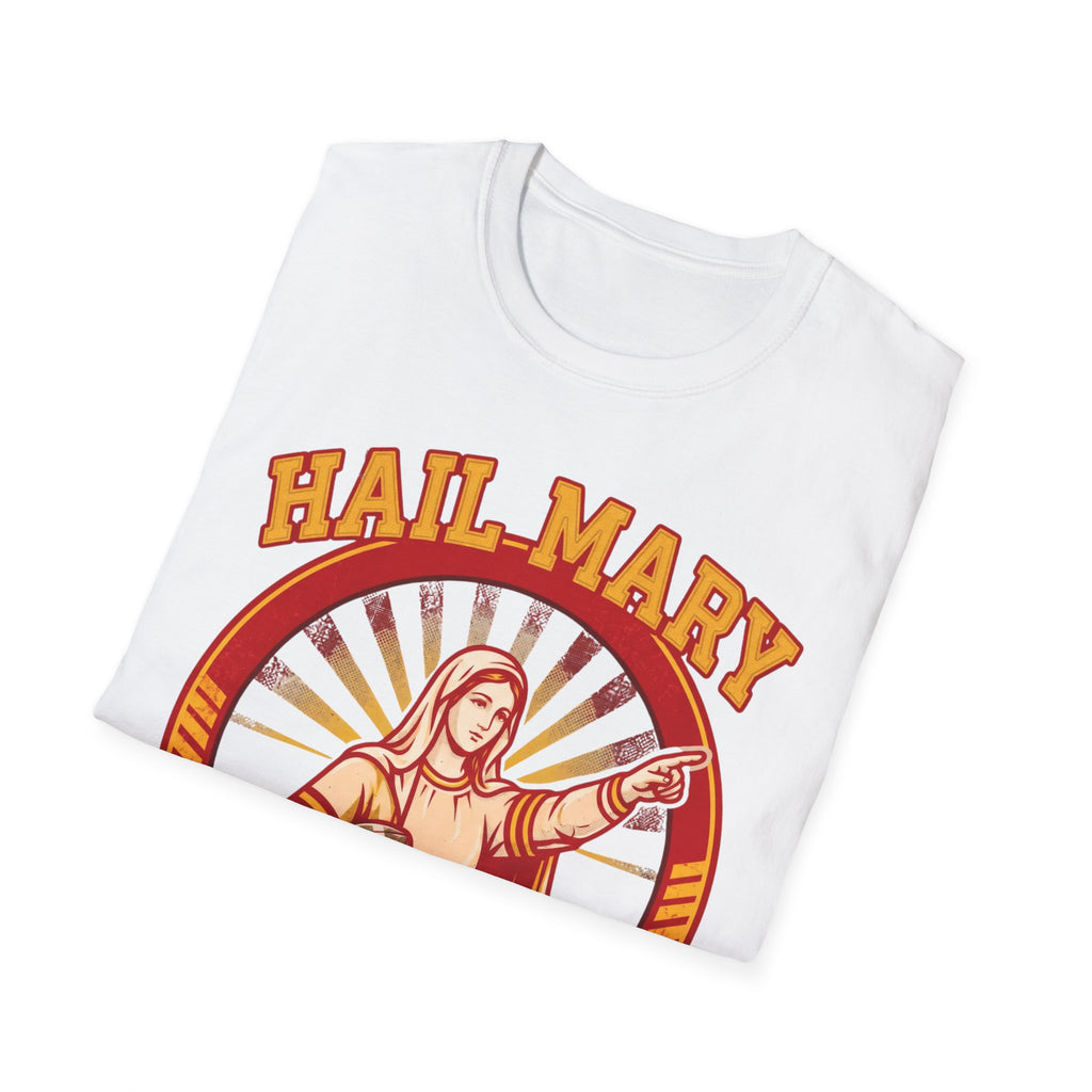 Hail Mary T-Shirt - Red & Gold