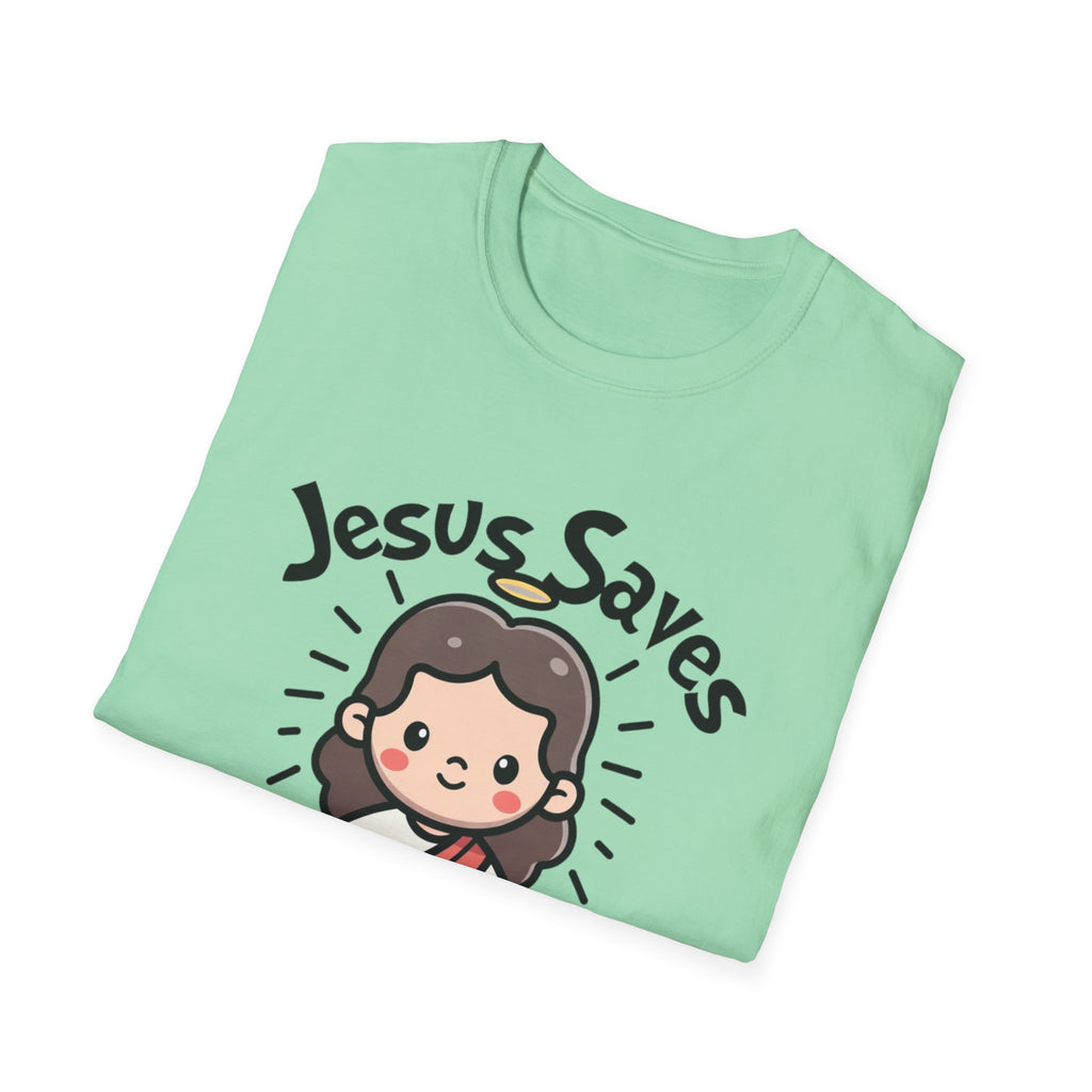 Jesus Saves Kawaii T-Shirt