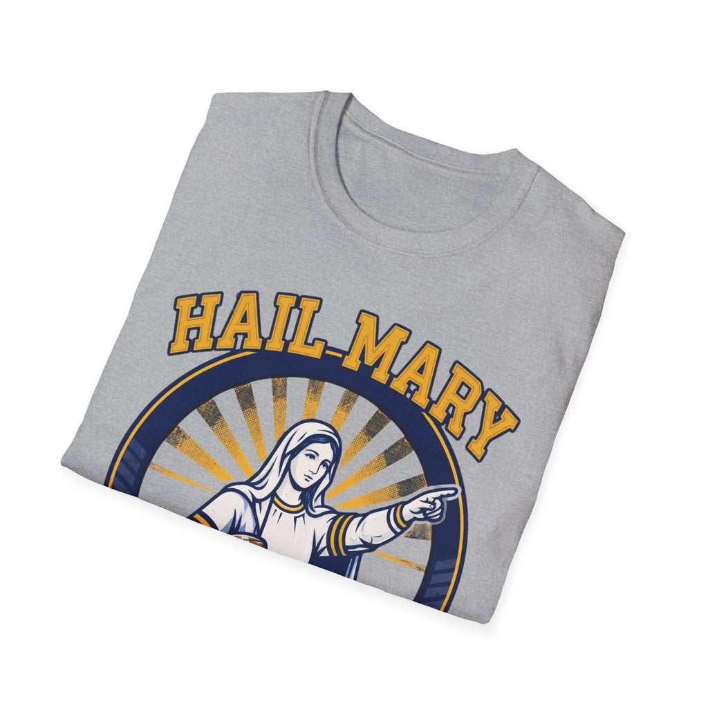Hail Mary T-Shirt - Blue & Yellow