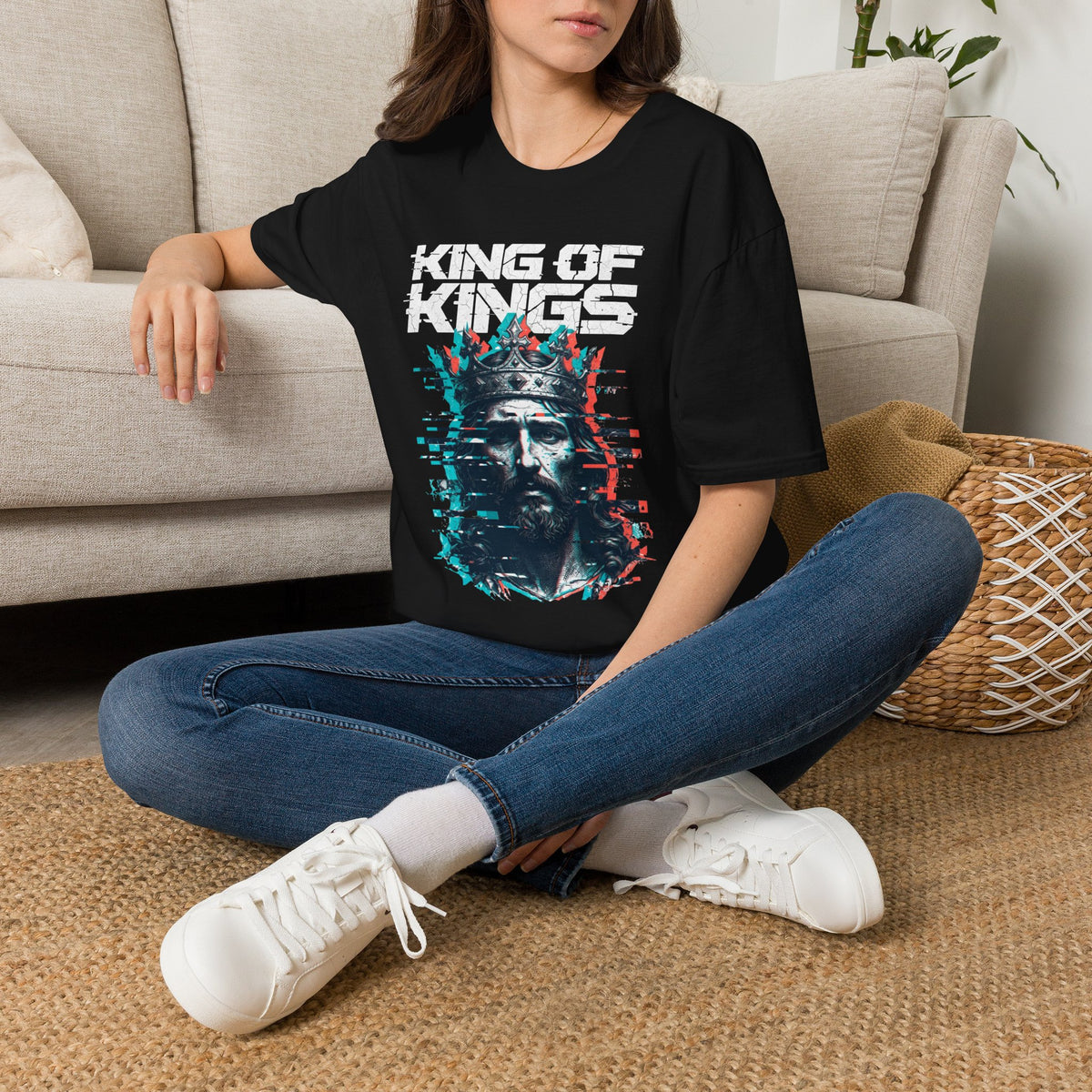 King of Kings Glitch T-Shirt