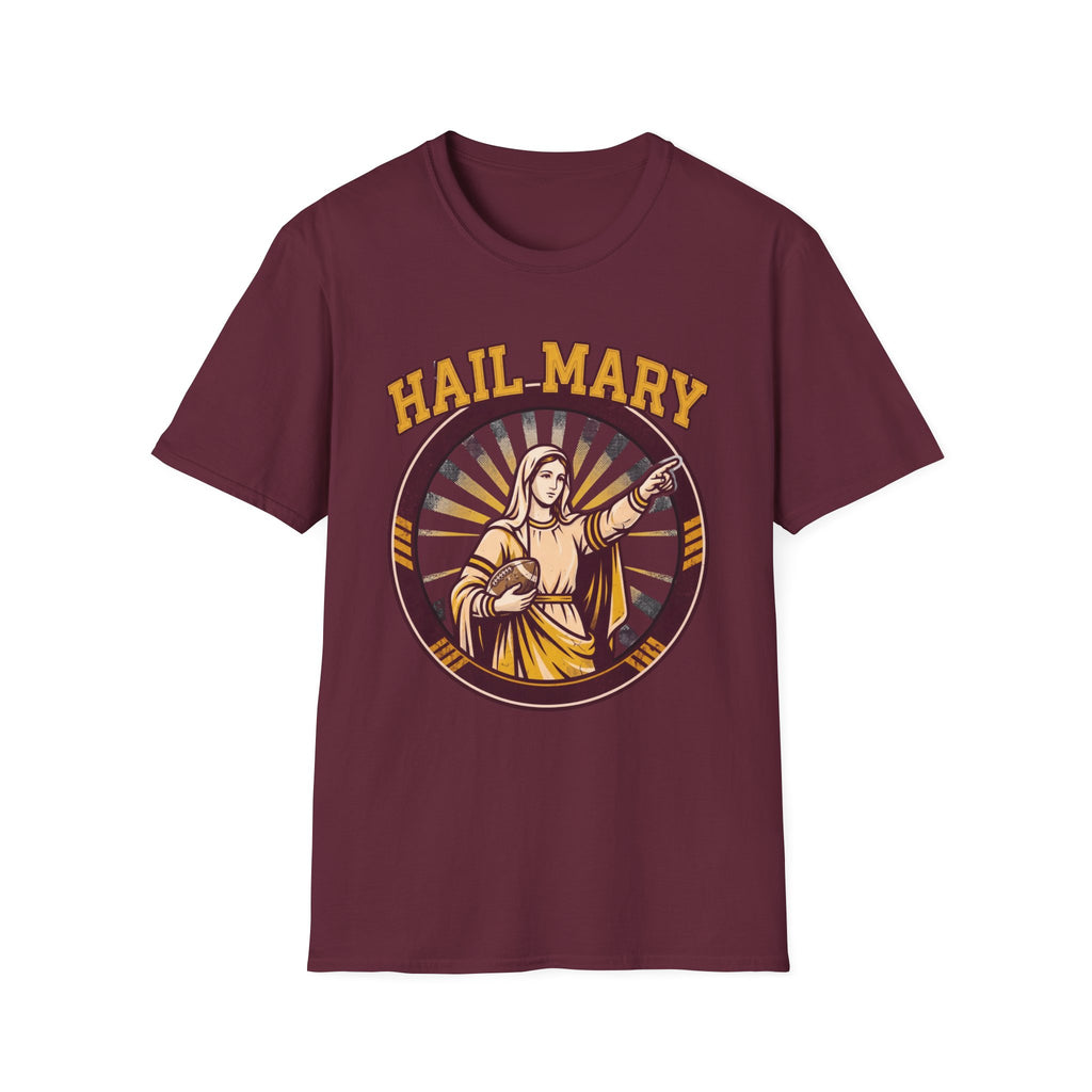 Hail Mary T-Shirt - Gold & Brown
