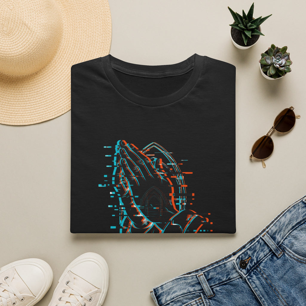Pray Anyway Glitch T-Shirt