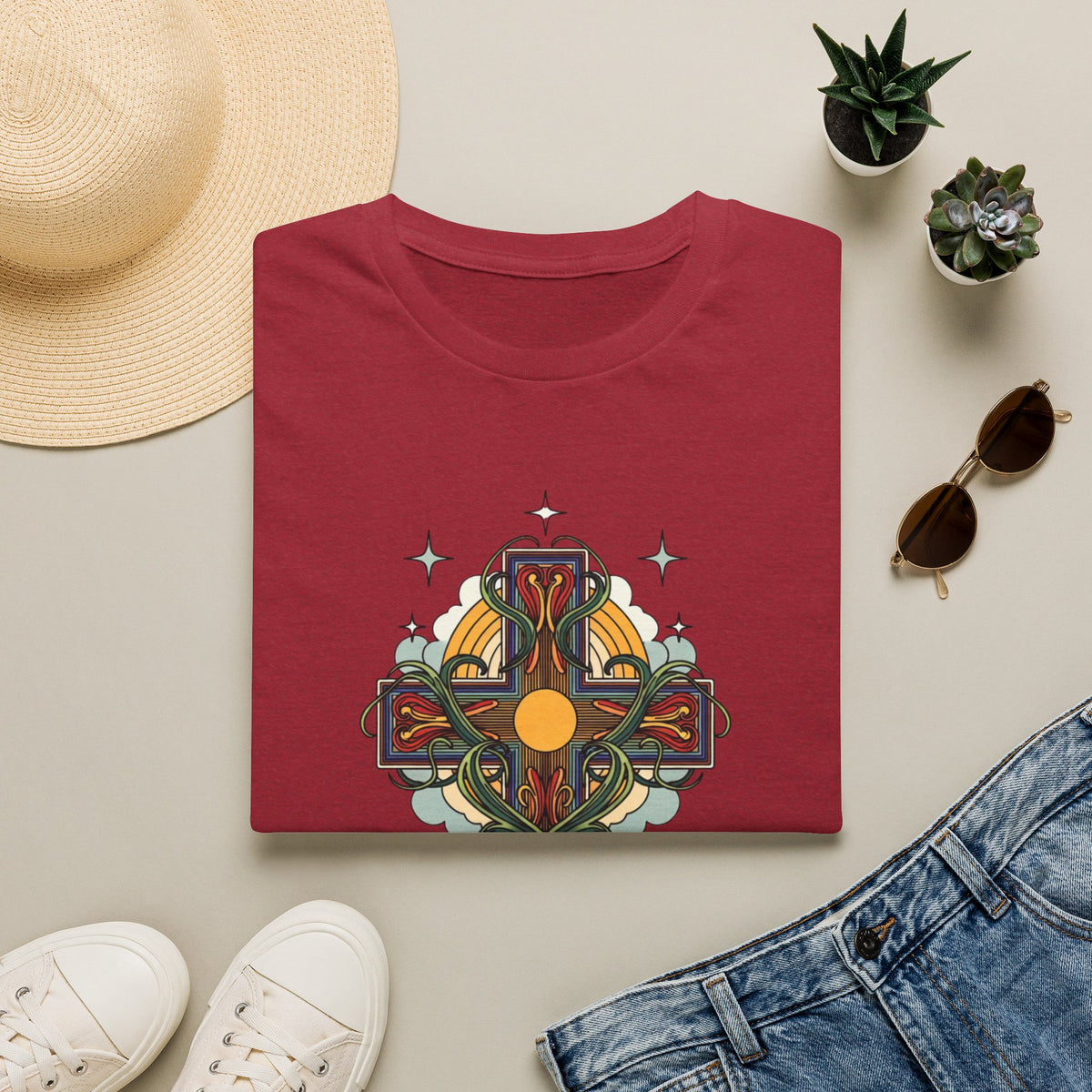 Celtic Sun Cross T-Shirt