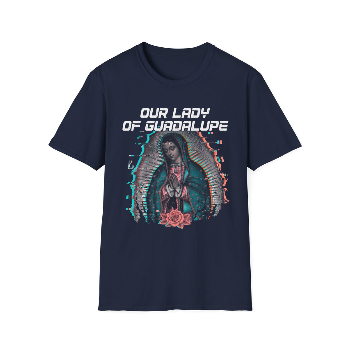 Our Lady of Guadalupe Glitch T-Shirt