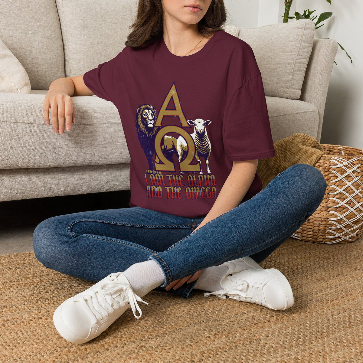 Alpha Omega Christian T‑Shirt