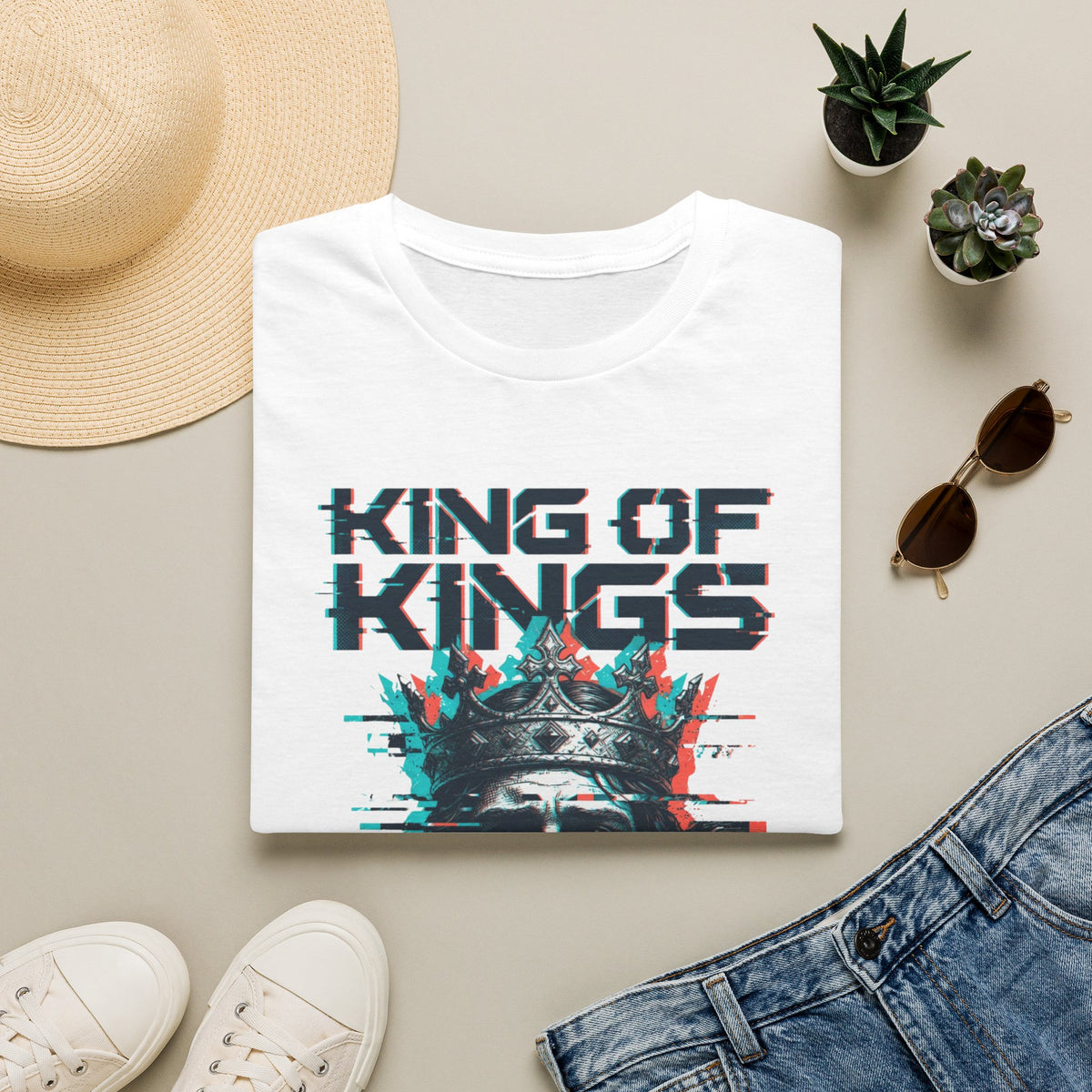 King of Kings Glitch T-Shirt
