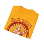 Hail Mary T-Shirt - Red & Gold