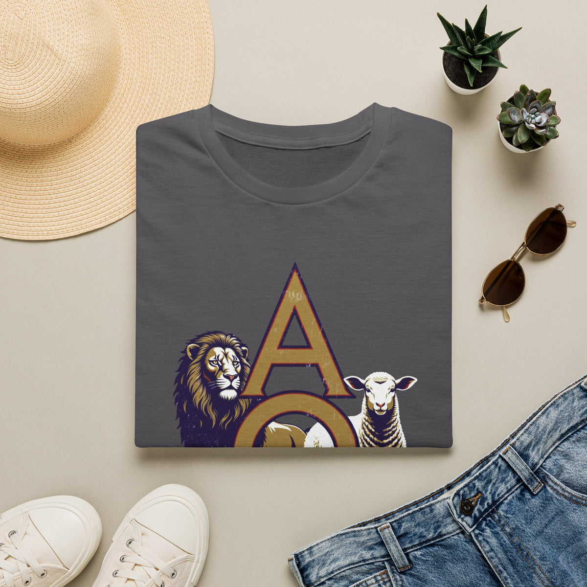 Alpha Omega Christian T‑Shirt