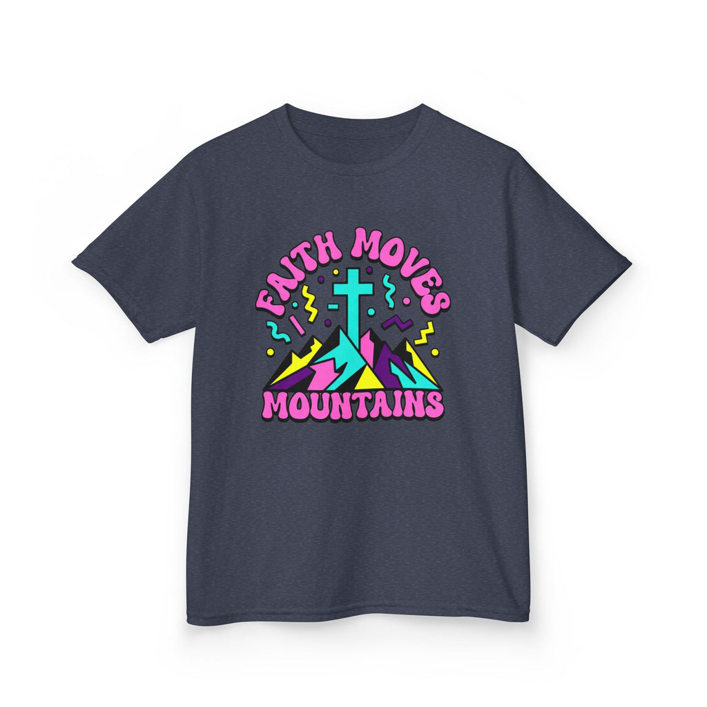 Faith Moves Mountains Kids T-Shirt