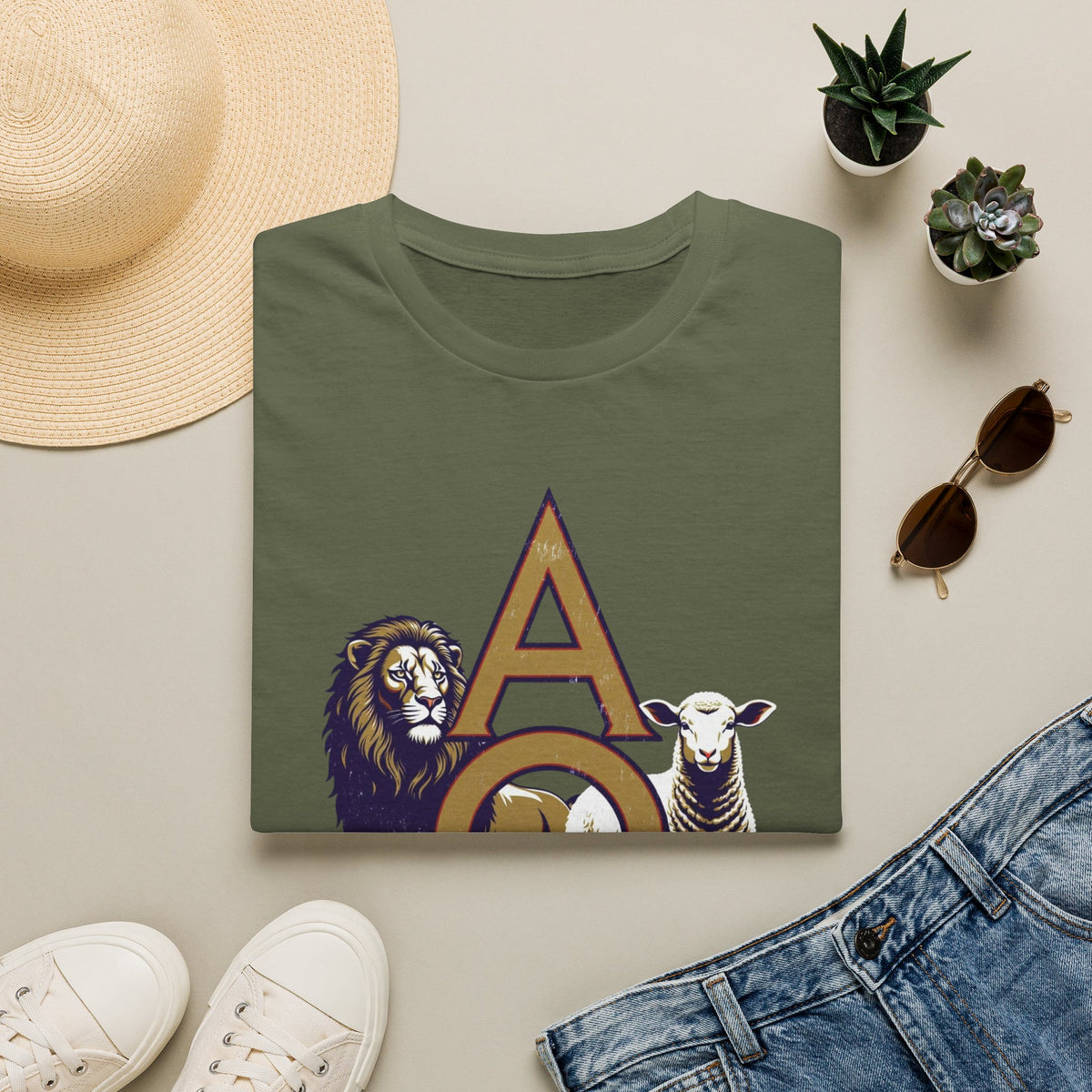 Alpha Omega Christian T‑Shirt