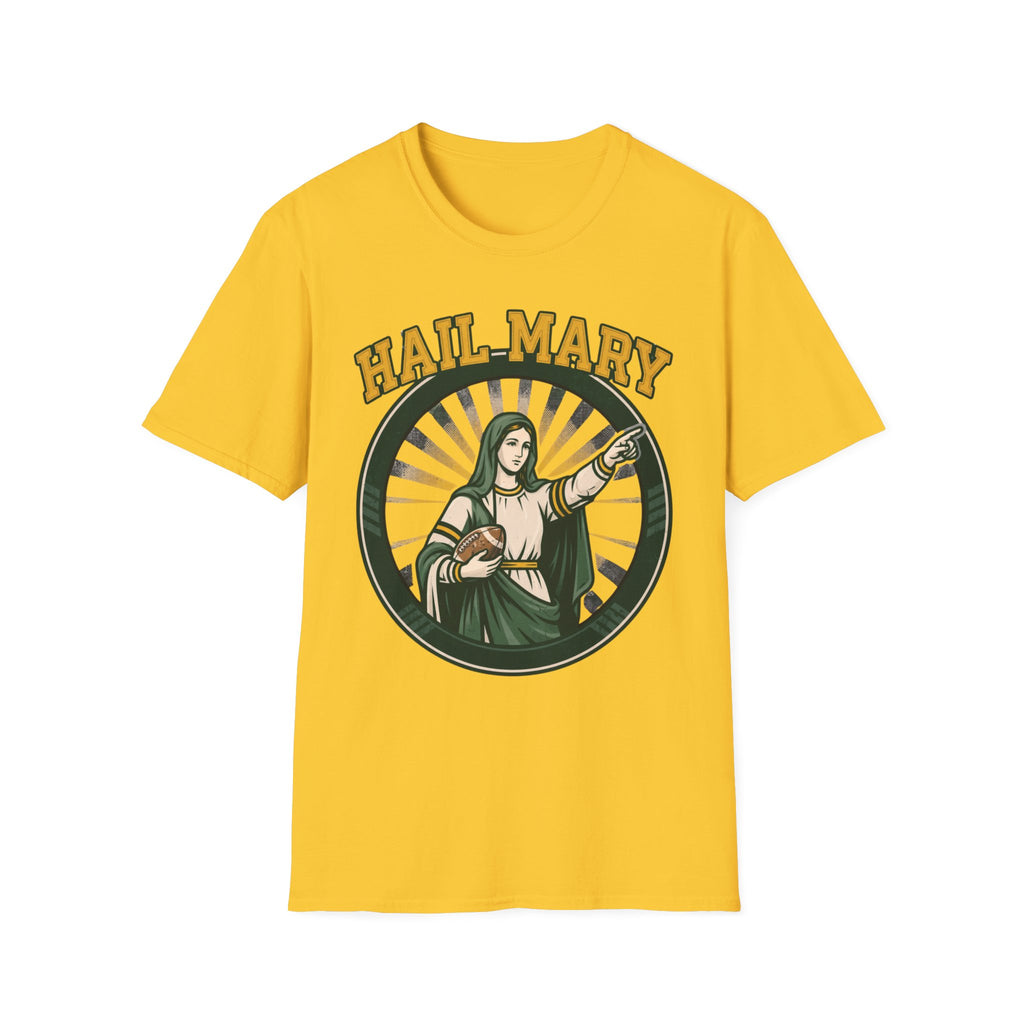Hail Mary T-Shirt - Gold & Green
