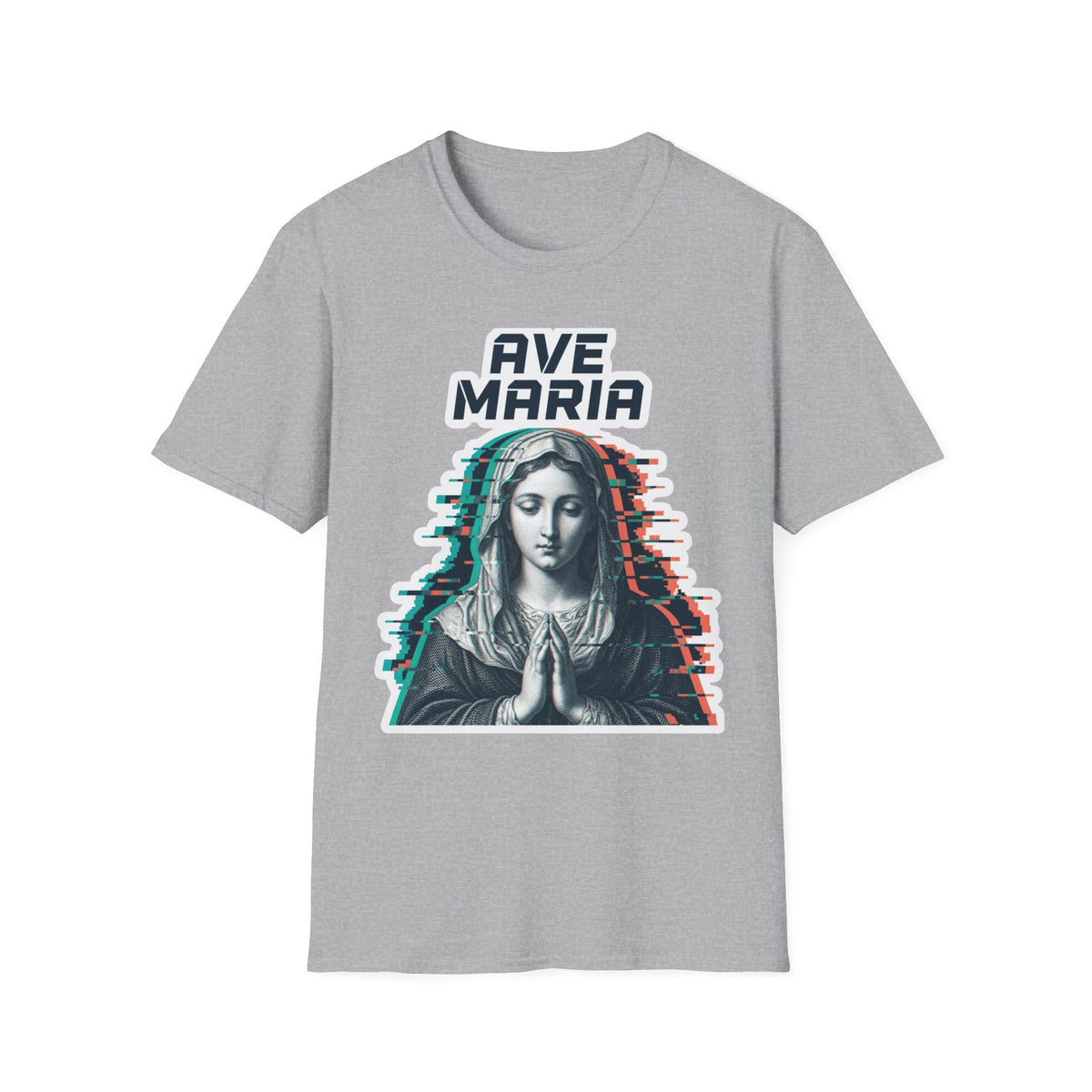 Ave Maria Glitch T-Shirt