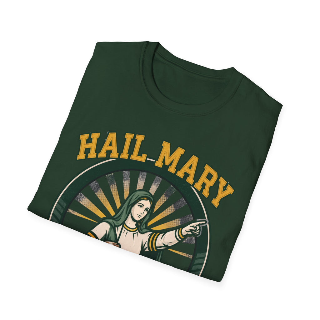 Hail Mary T-Shirt - Gold & Green