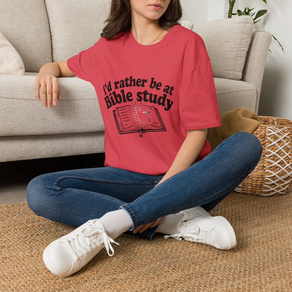 I'd Rather Be At Bible Study T-Shirt