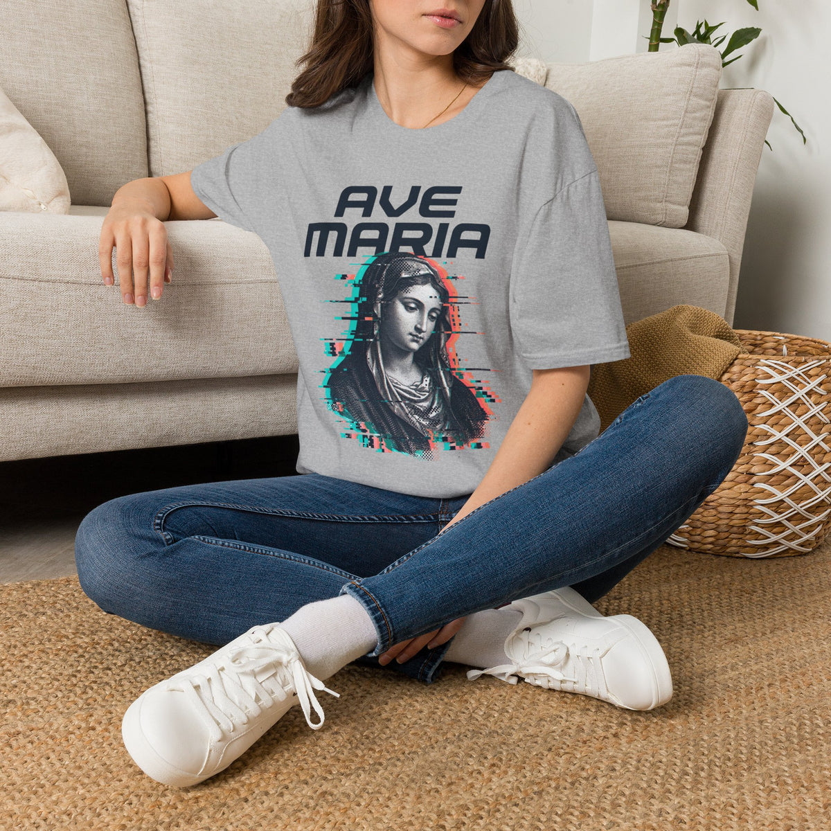 Ave Maria Glitch 2 T-Shirt