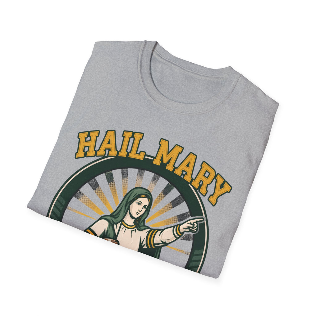 Hail Mary T-Shirt - Gold & Green