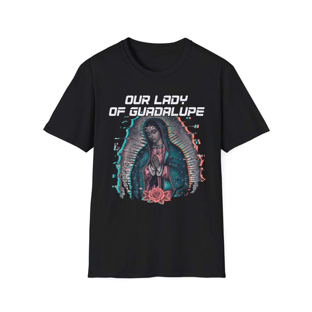 Our Lady of Guadalupe Glitch T-Shirt