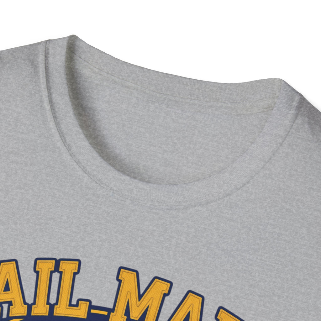 Hail Mary T-Shirt - Blue & Yellow