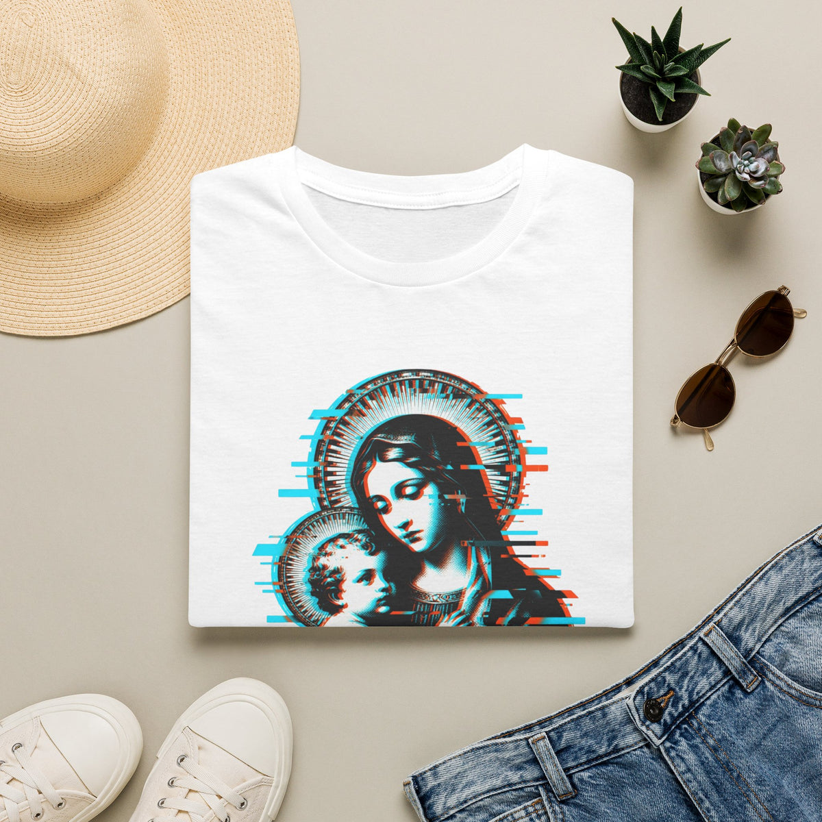 Ave Maria Advocata Glitch T-Shirt