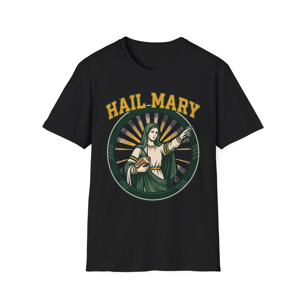 Hail Mary T-Shirt - Gold & Green