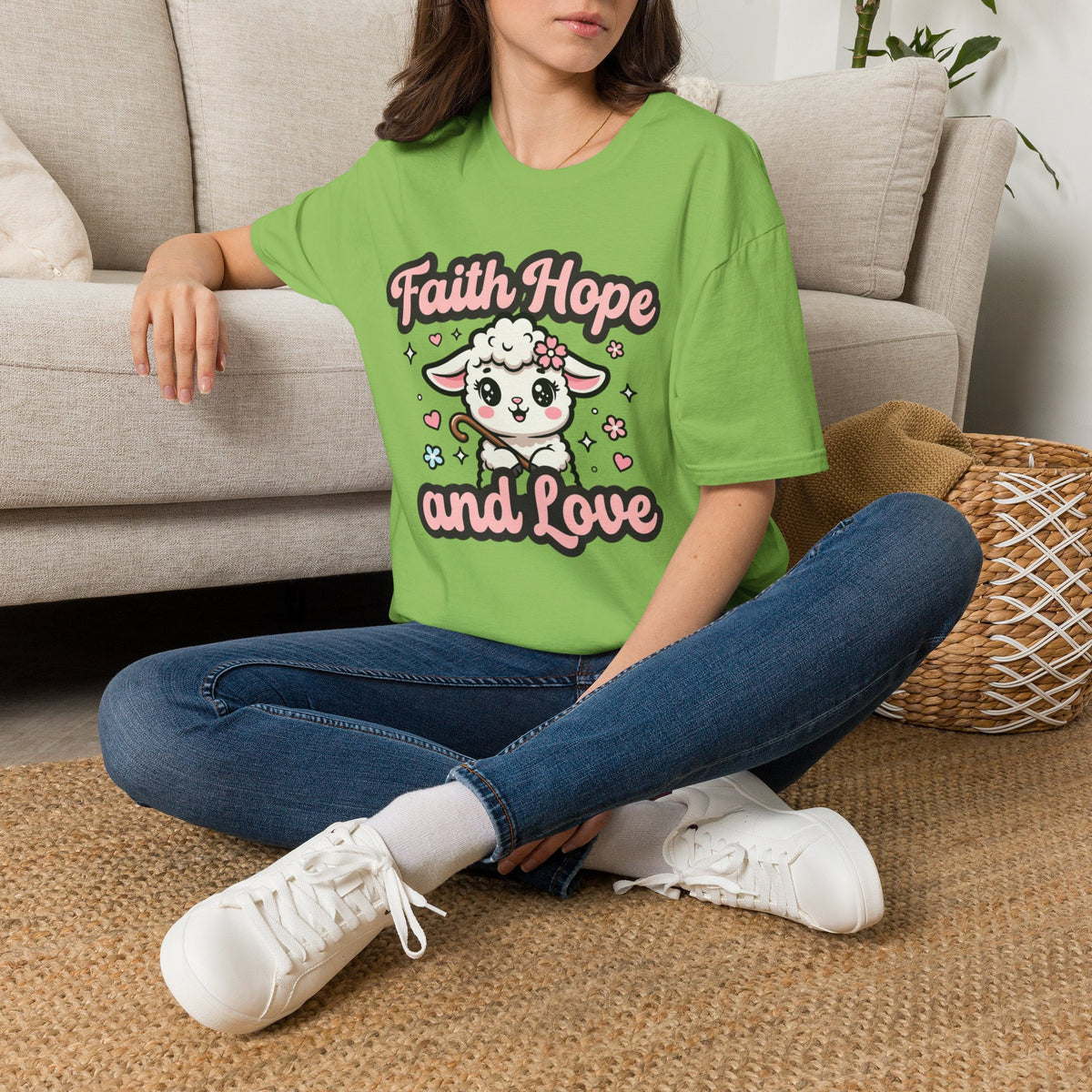 Faith, Hope & Love Lamb T-Shirt