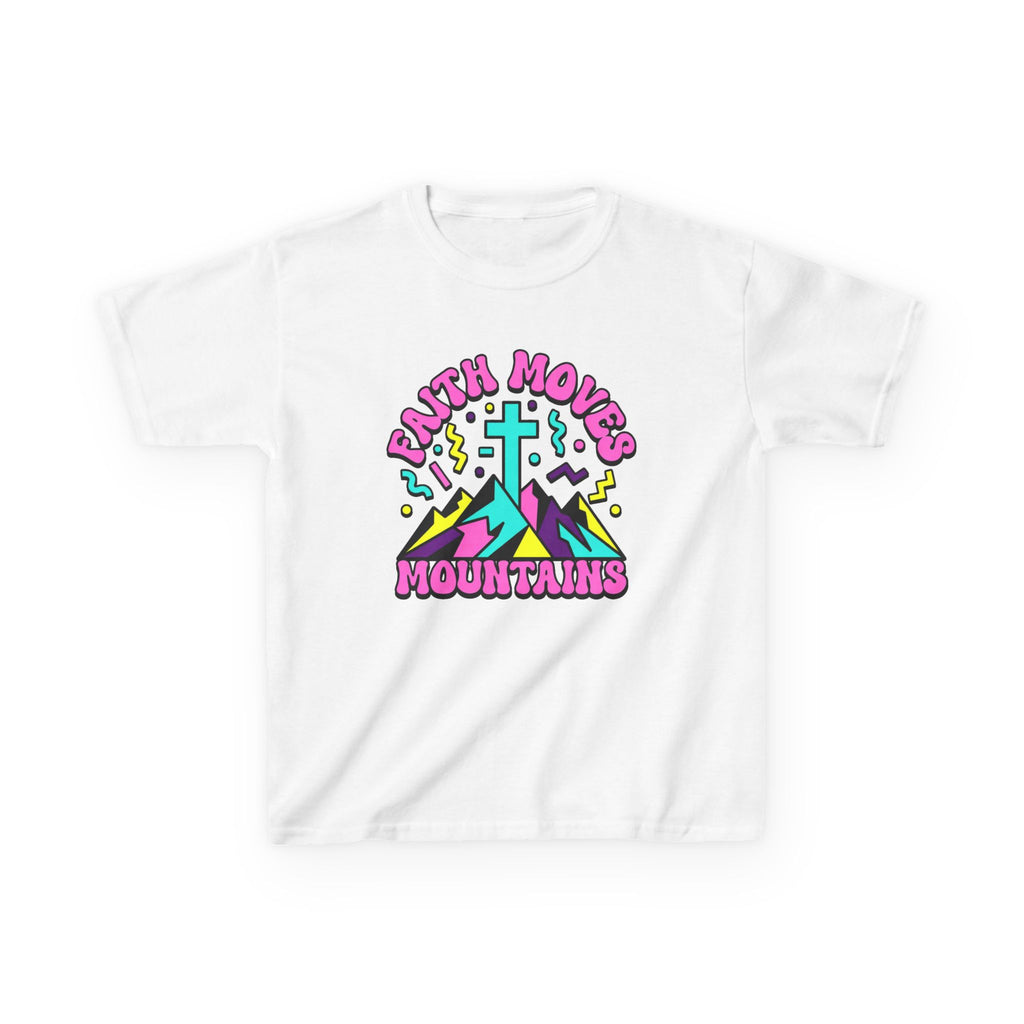 Faith Moves Mountains Kids T-Shirt